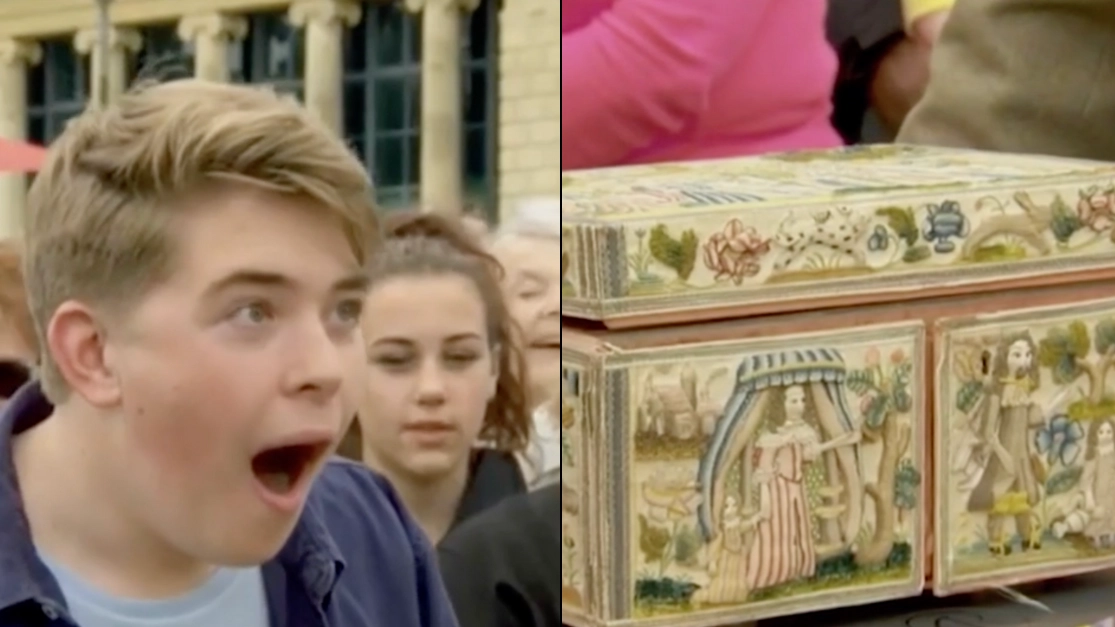 Teen's jaw drops as he learns life-changing value of box as expert admits 'I've never seen anything like it'