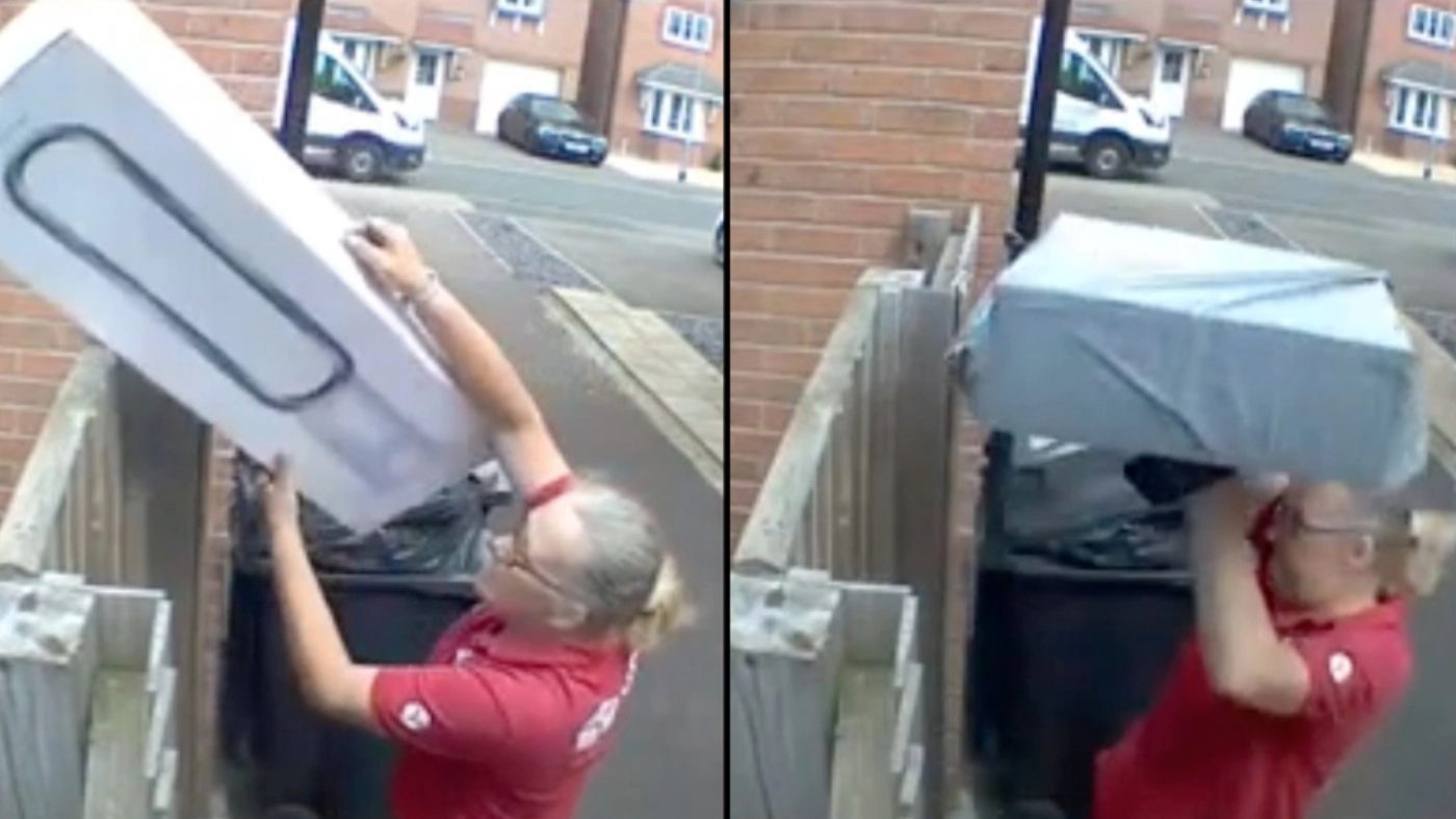 Customer Outraged After DPD Driver Chucks Parcels Worth Hundreds Over 6ft Fence