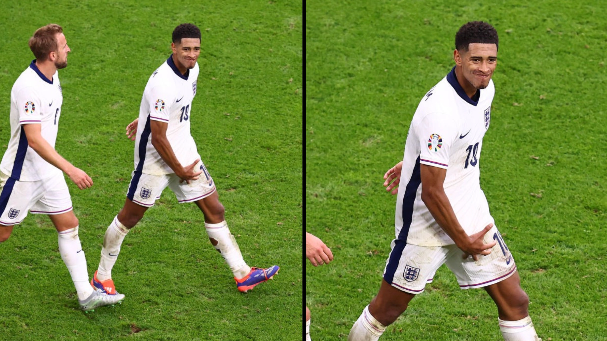 Jude Bellingham explains x-rated gesture he made towards bench after Slovakia goal