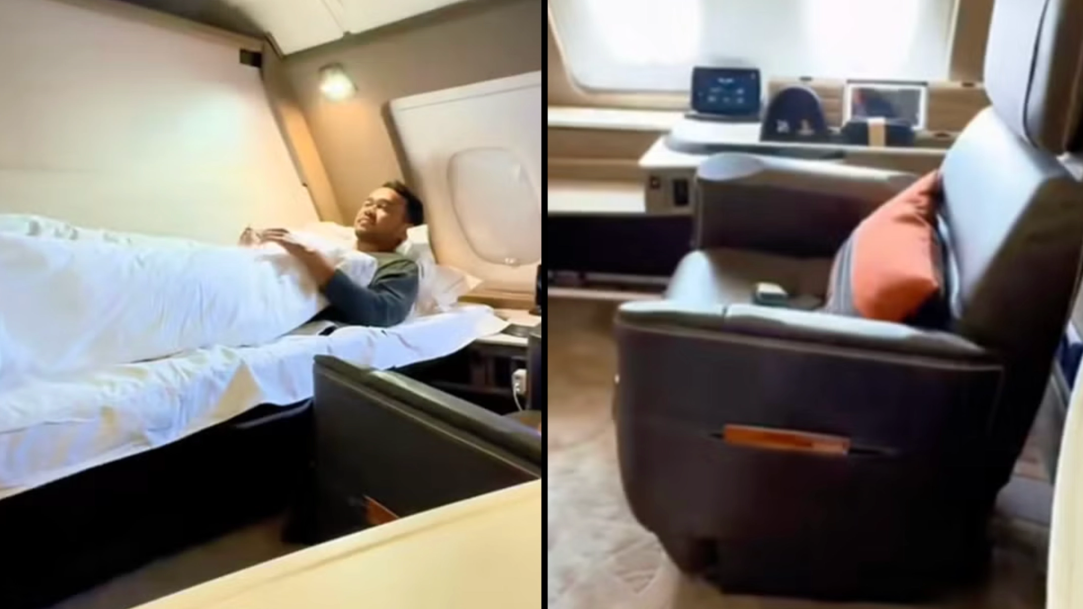 First-class flight on Singapore Airlines sparks huge online debate