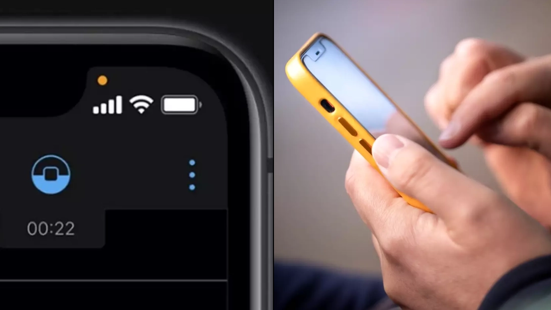 iPhone users warned over little orange dot at top of screen