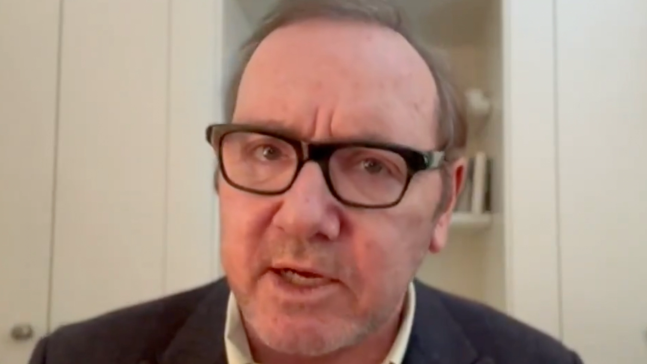 Kevin Spacey releases 'bizarre' video attacking co-star who said he was ‘scared’ of actor