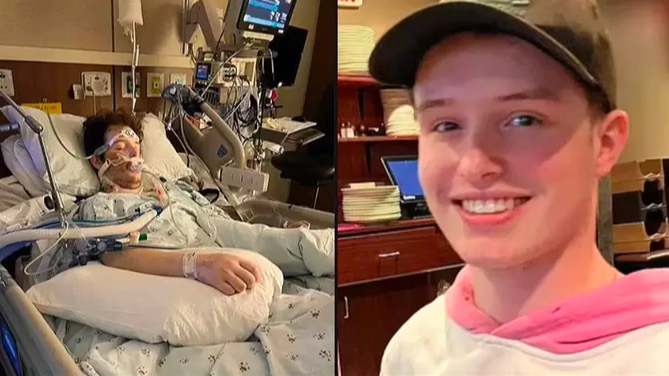 22-year-old vaping addict given 1% survival chance can never drink or smoke again