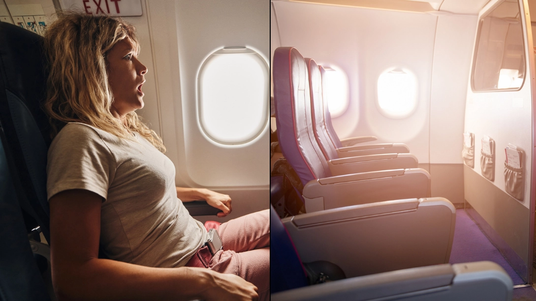 Woman buys front row seat on plane but it turns into 'everyone's anxious nightmare'