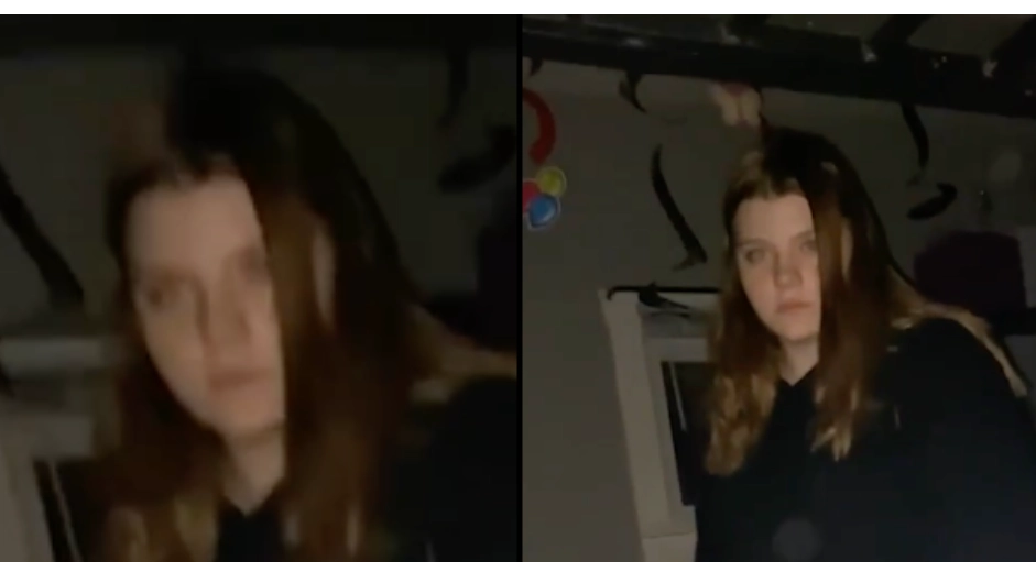 Terrifying sleepwalker won’t stop staring as woman screams for help