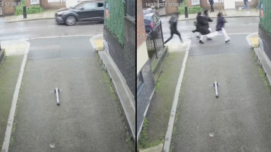 Horrific moment drive-by gunman opened fire and injured 7-year-old girl at funeral