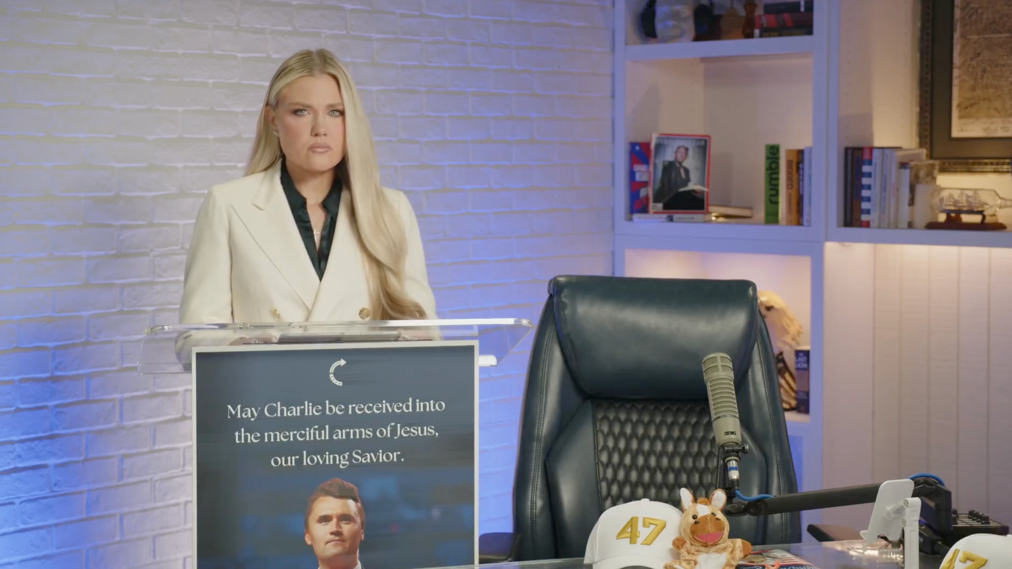 Charlie Kirk's wife makes defiant statement saying her ‘cries will echo around the world like a battle cry’