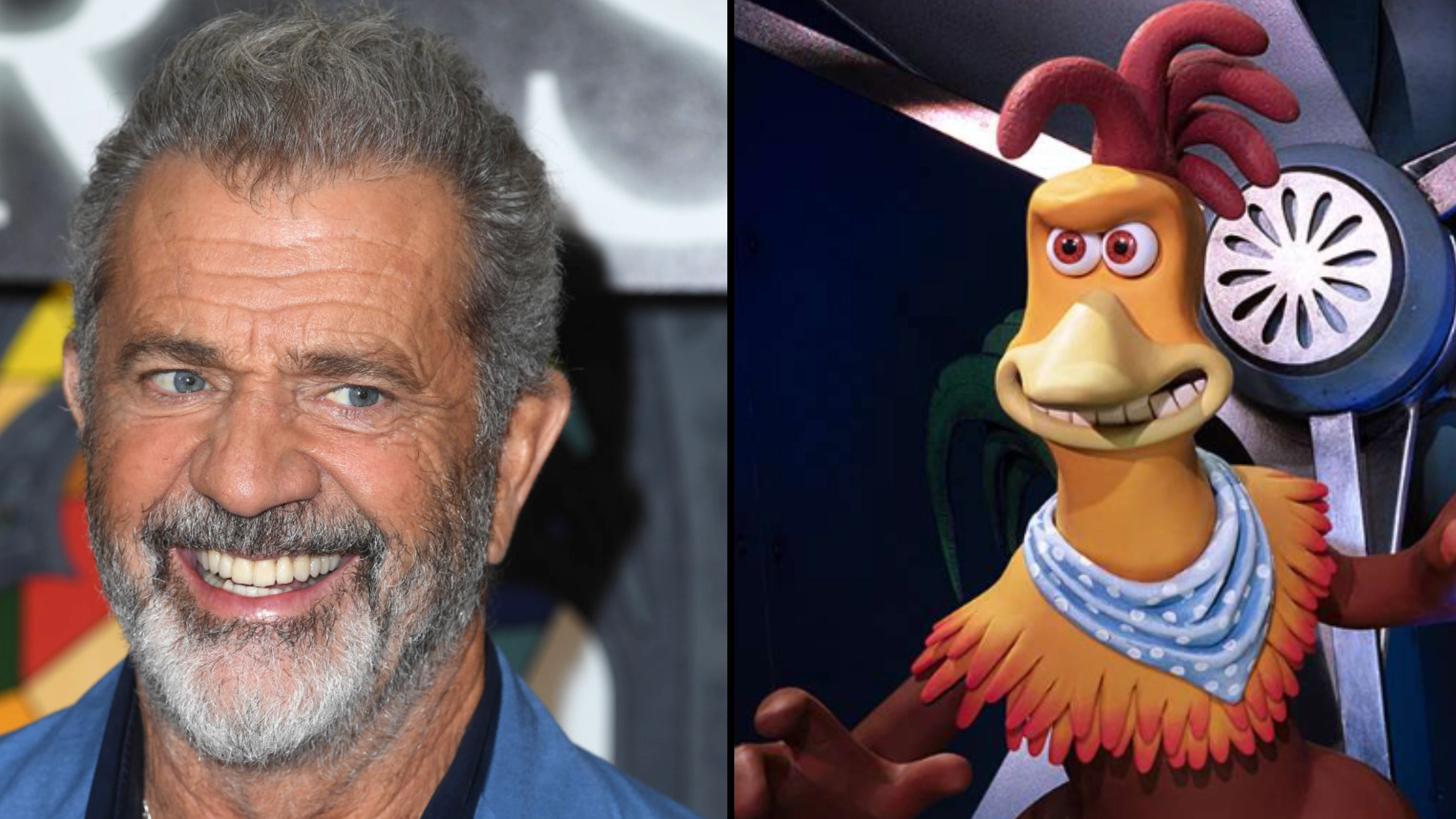Why Mel Gibson has been replaced as voice of Rocky in Chicken Run sequel