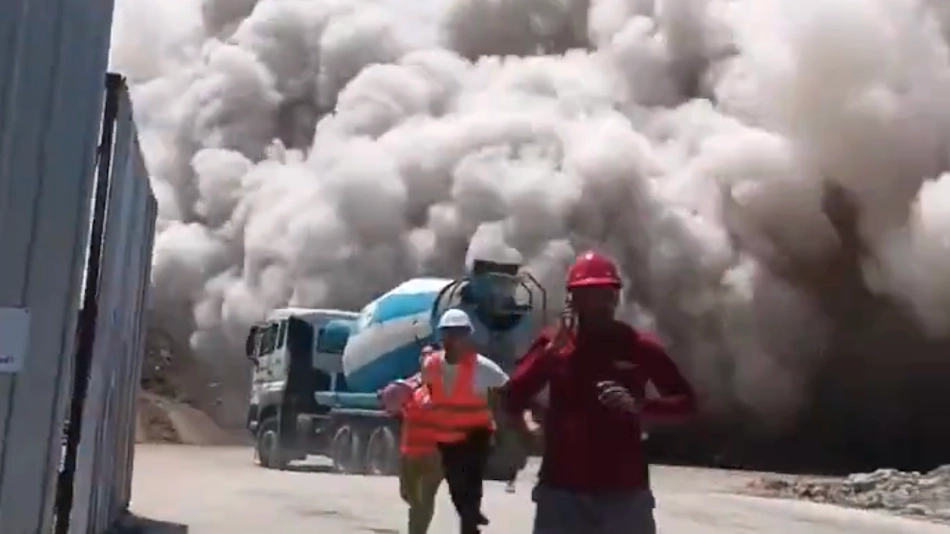 Skyscraper under construction collapses in concerning scenes following massive 7.7 magnitude earthquake in Myanmar