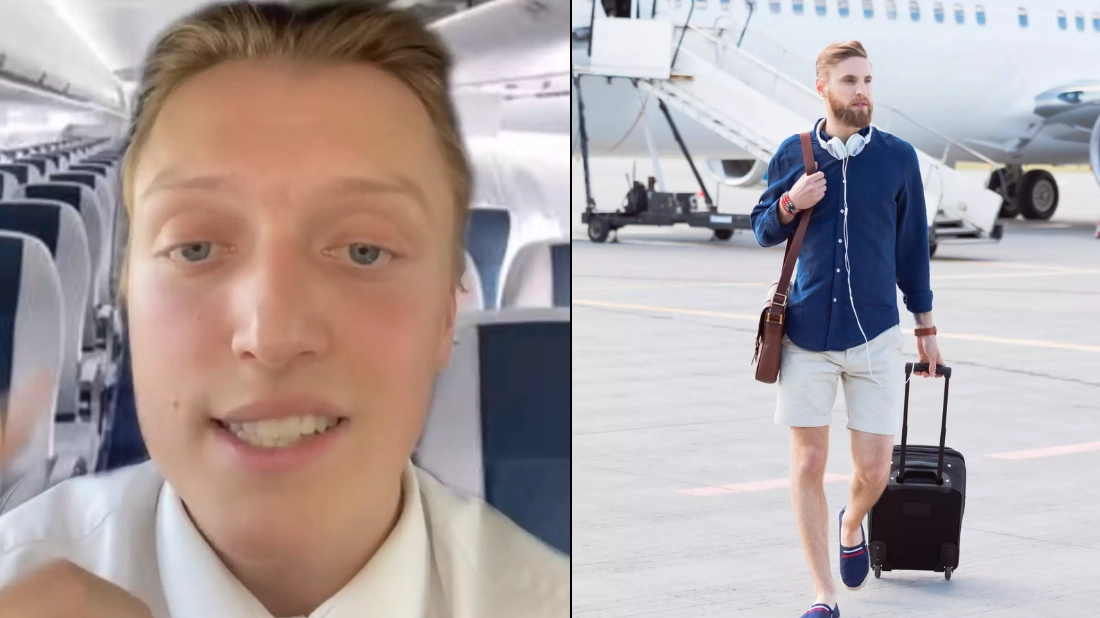 Flight attendant explains why you should wear pants instead of shorts on plane this summer