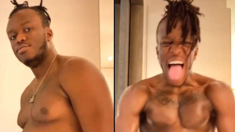 KSI shares before and after video showing incredible weight loss since January