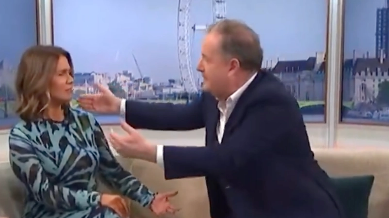 Piers Morgan makes request to Susanna Reid as he returns to GMB for first time since dramatically storming off four years ago