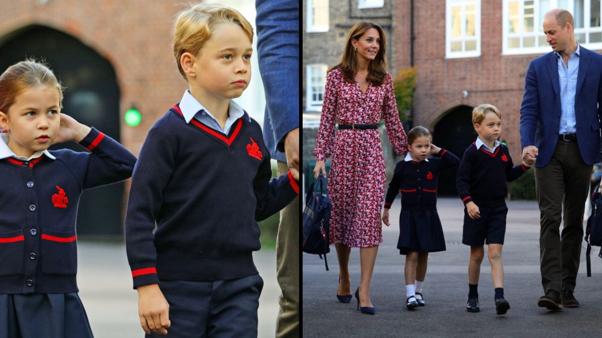 School rule George and Charlotte were allowed to break that other kids in class could not