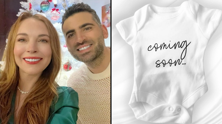 Lindsay Lohan is pregnant with her first child