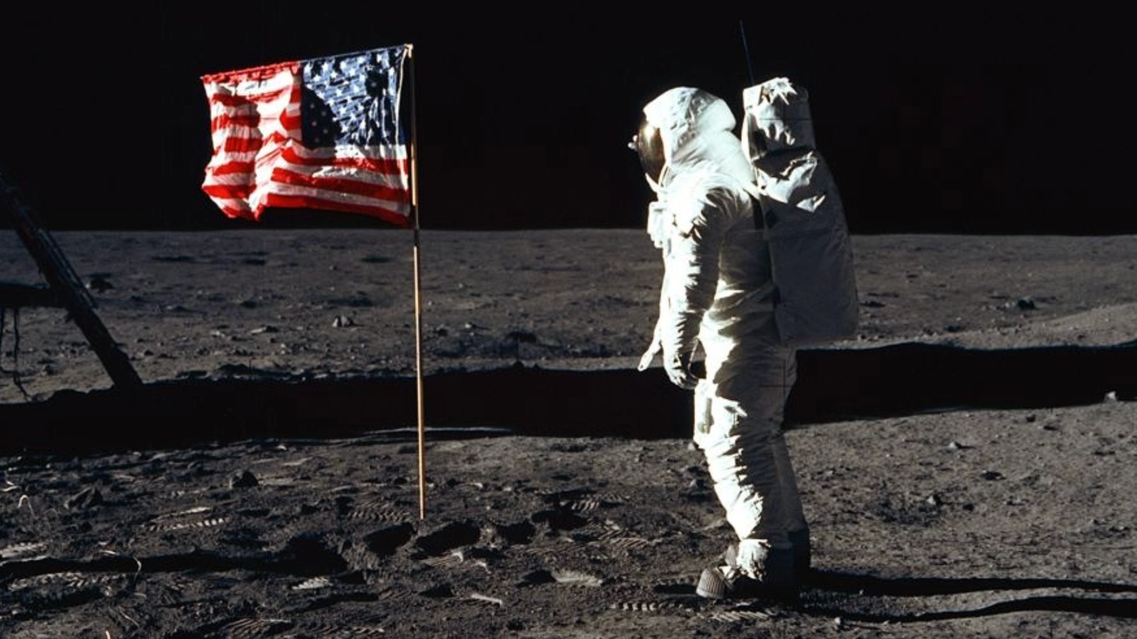 Lead Flat Earth conspiracy theorist shares 'evidence' one of the biggest events in human history was staged