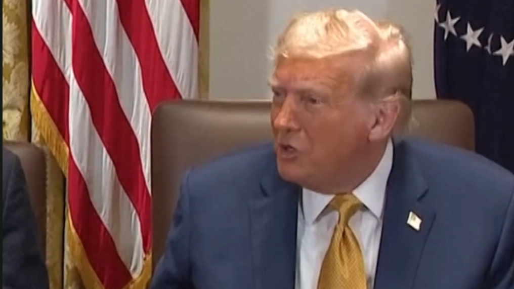 Donald Trump shuts down reporter who asked Jeffrey Epstein question following release of CCTV footage