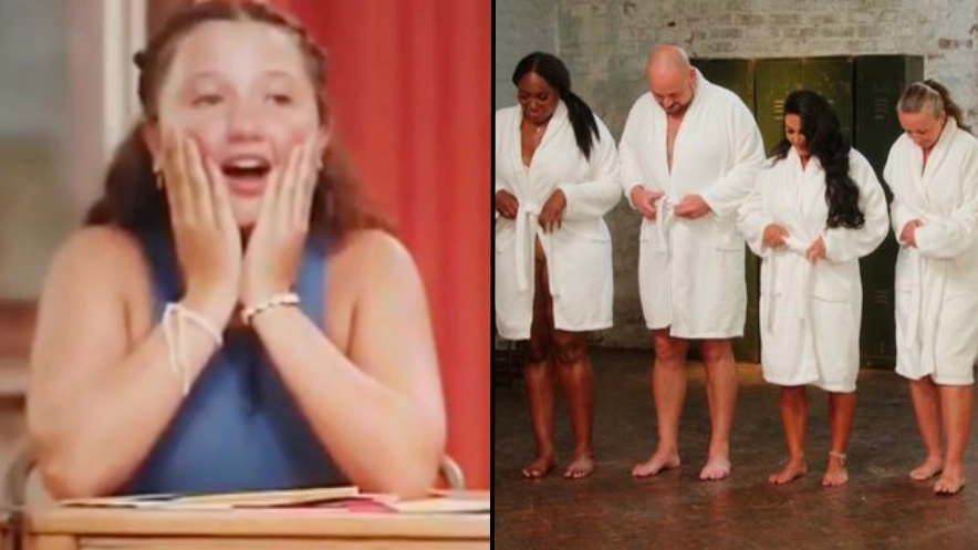 Teens left stunned as men strip off to show 'real' penis sizes in Naked Education