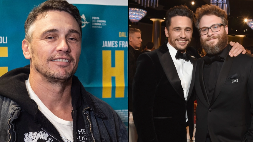 James Franco addressed Seth Rogen's comments about them 'no longer working together' following controversy