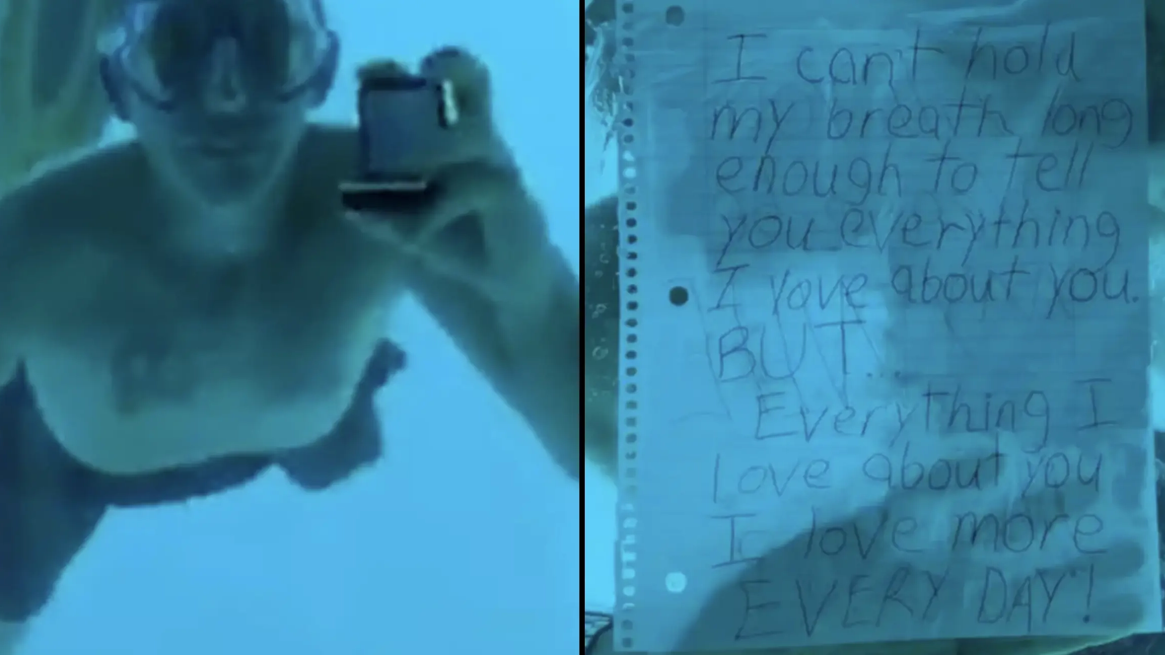 Girlfriend of man who drowned after proposing underwater made heartbreaking admission years after his death