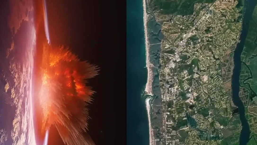 Terrifying simulation shows what would happen if asteroid that wiped out dinosaurs hit Earth today