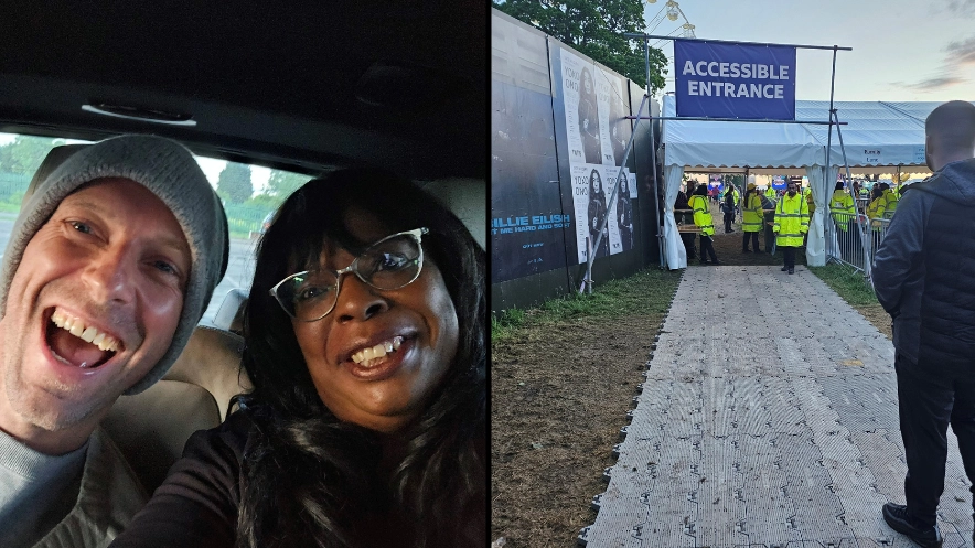 Disabled woman shocked at Chris Martin’s incredible gesture at Radio 1’s Big Weekend