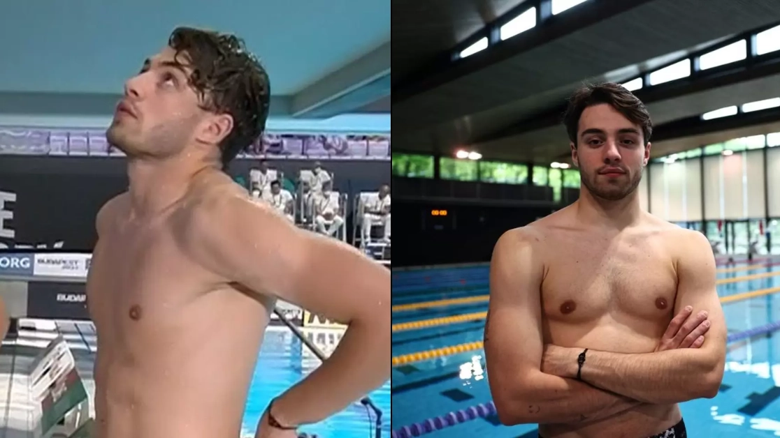 Olympic athlete who left viewers not knowing where to look offered lifetime supply of item that made him viral