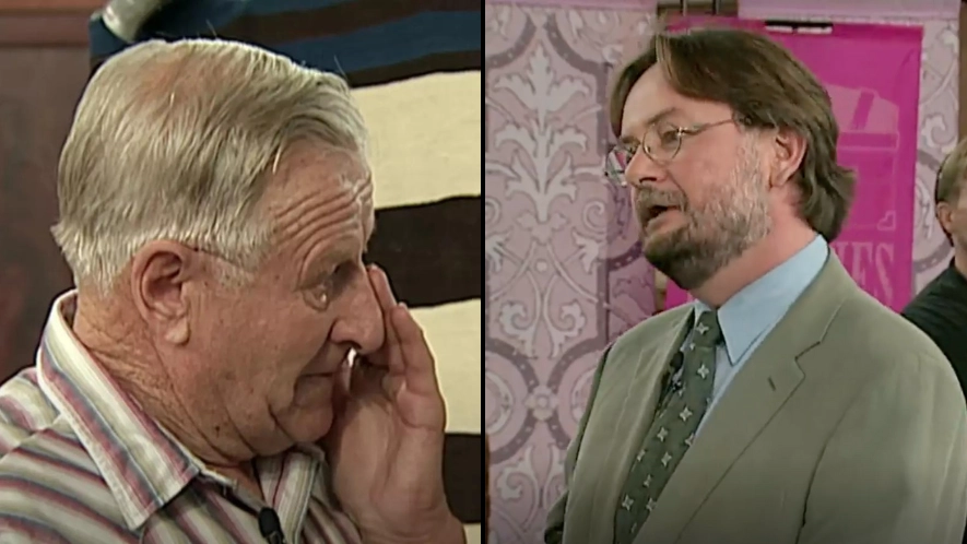 Antiques Roadshow seller burst into tears after being told he's rich when finding item 'on back of chair'