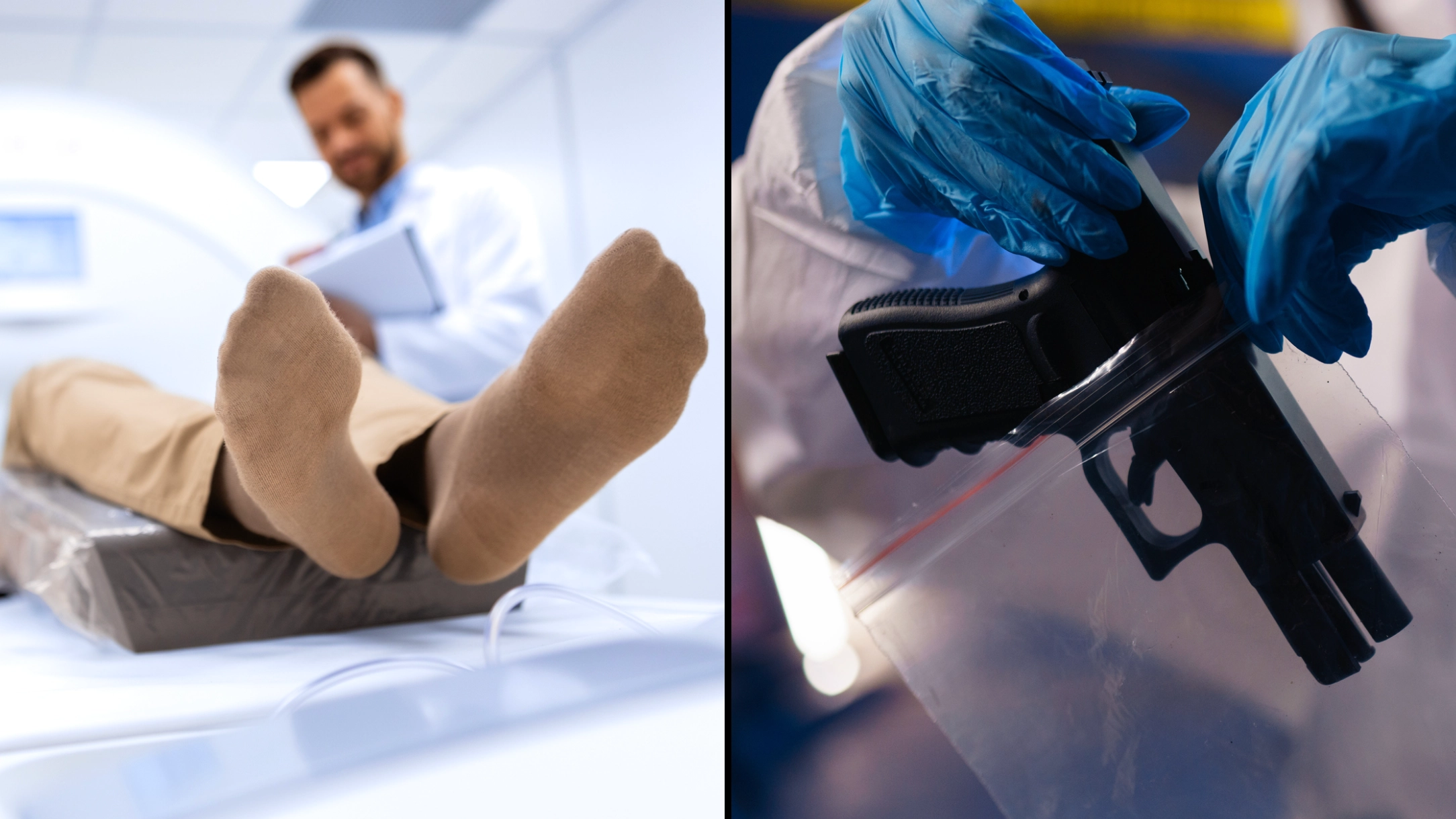 Man died after taking a loaded gun into an MRI scan