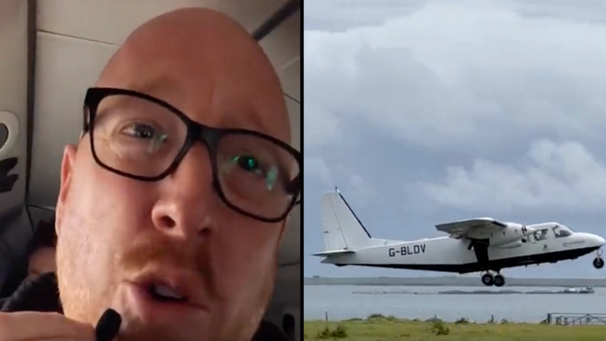 Man records shortest ever passenger flight which takes just seconds