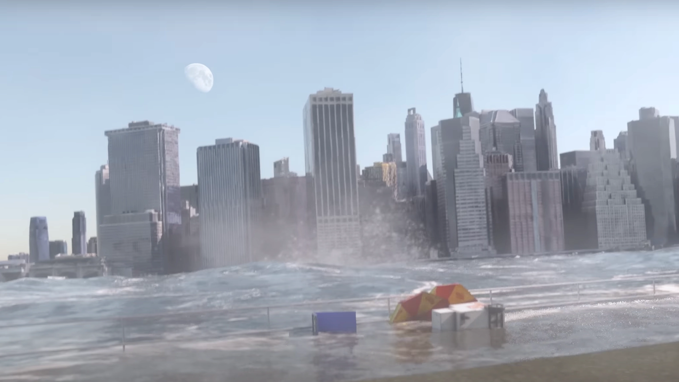 Apocalyptic simulation shows what you would see if the Moon crashed into Earth
