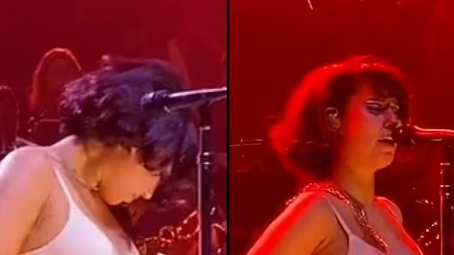 Raye explains real reason she stripped down to her underwear mid-performance