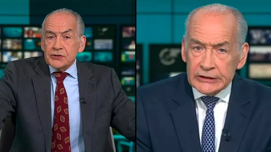 Britain's longest-serving newsreader Alastair Stewart announces dementia diagnosis live on air
