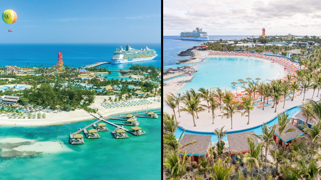 Royal Caribbean's private island where only employees and cruise guests can visit