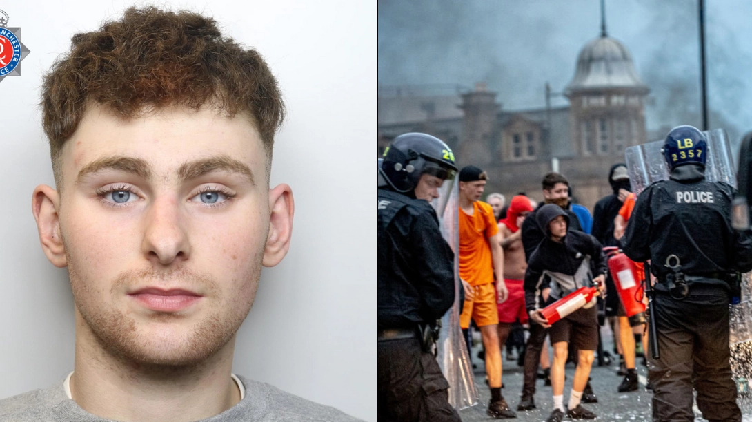 First person jailed for criminal damage after recent UK public disorder