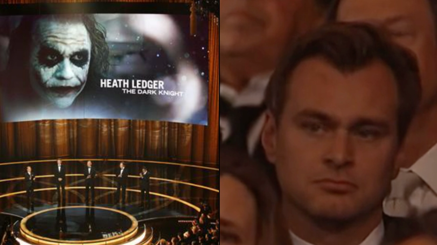 Footage resurfaces of celebrities' reaction when Heath Ledger won an Oscar after he died