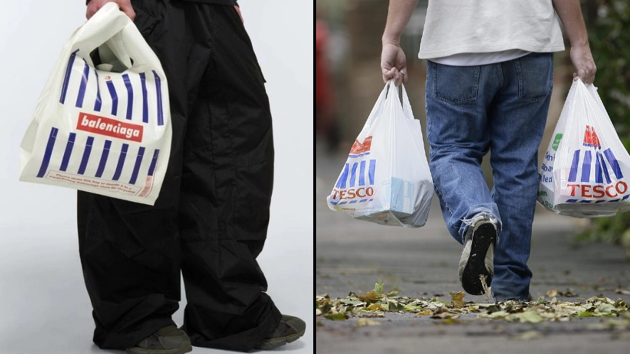 Balenciaga Mocked For Selling A 'Tesco Carrier Bag' For Nearly £1,000