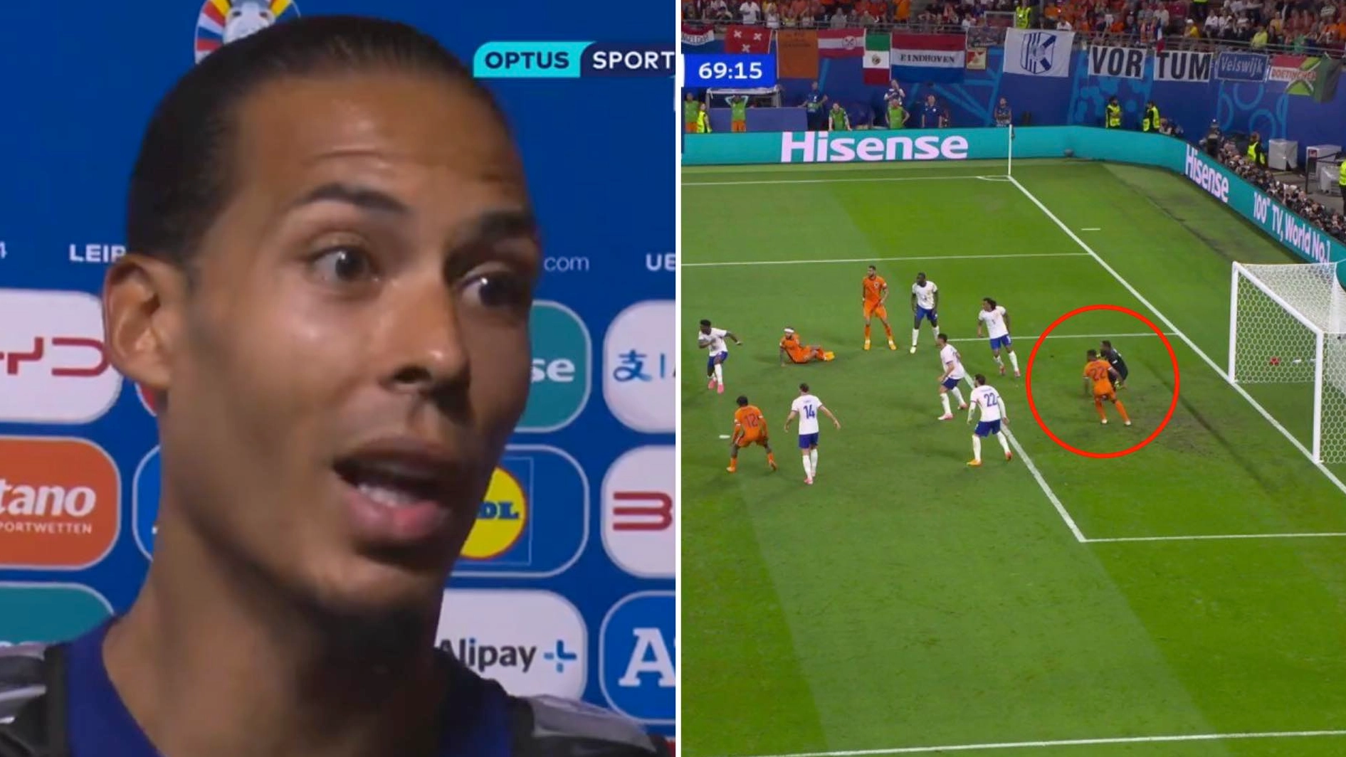 Virgil van Dijk destroys standard of English referees in furious post-match interview after disallowed goal vs France