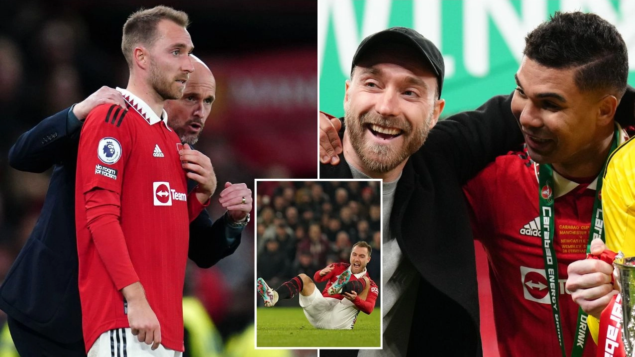 Christian Eriksen expected to return 'next week' as Man Utd prepare to face Brentford