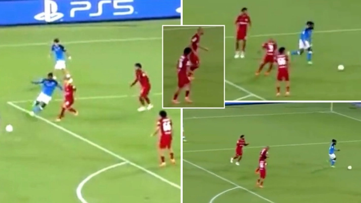 Footage of Napoli’s second goal showed Liverpool’s defenders completely gave up, it was embarrassing