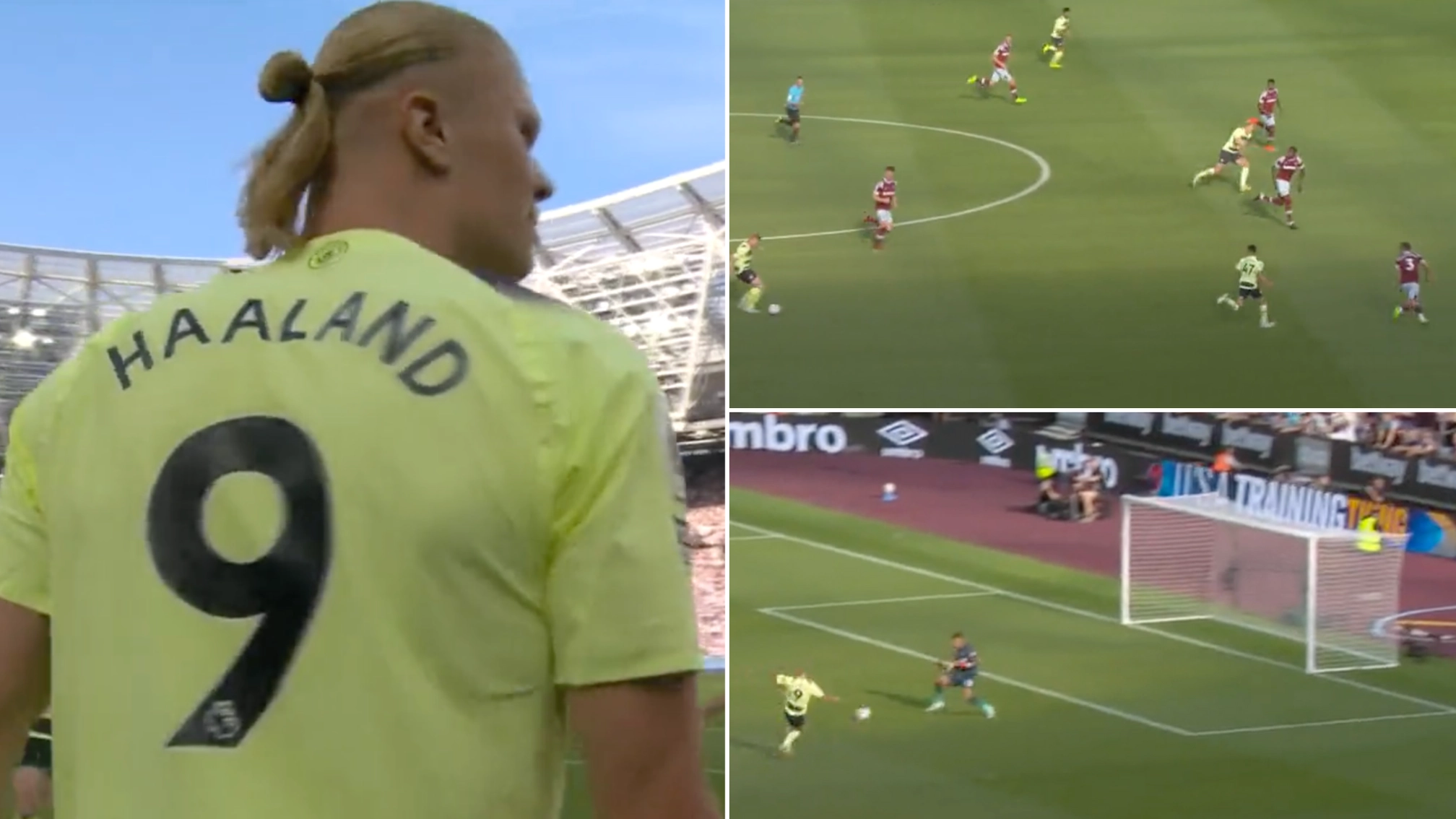 Erling Haaland notched twice on his Premier League debut, the link-up with Kevin De Bruyne was scary