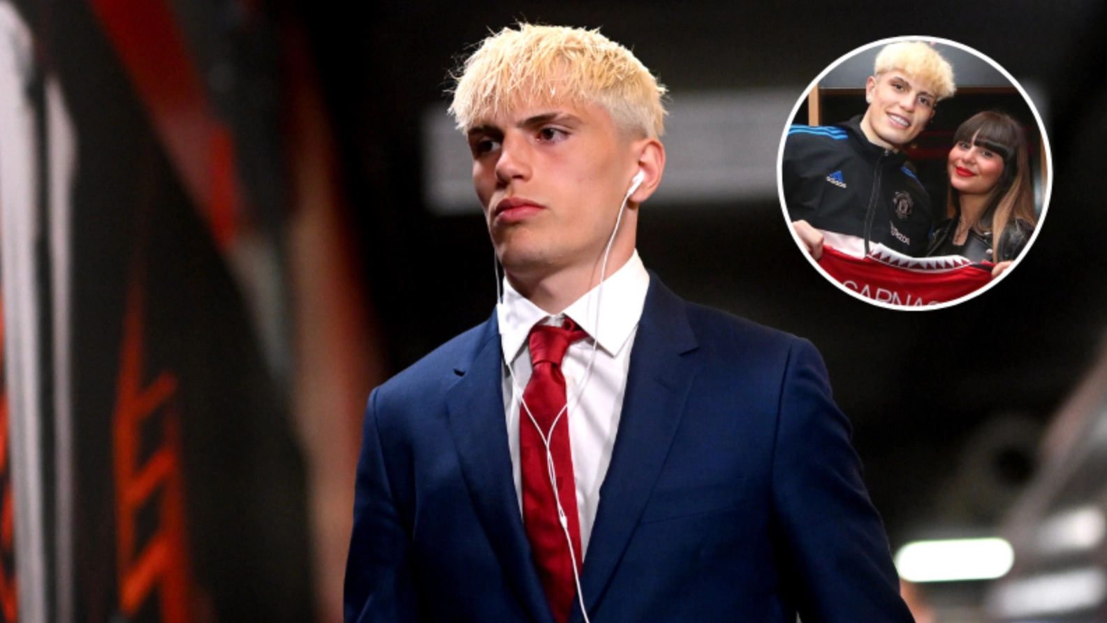 Man Utd fans furious with what Alejandro Garnacho's partner posted just before Aston Villa game