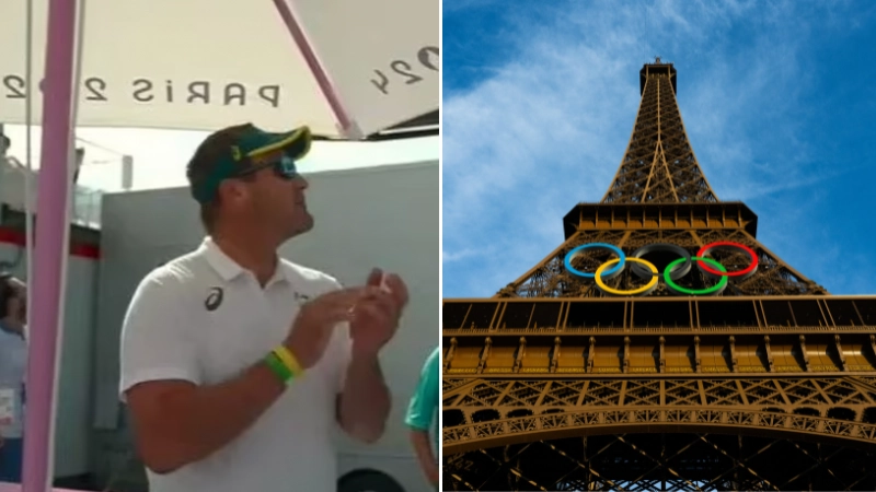 Olympics official sent home from Paris after making gesture caught on camera