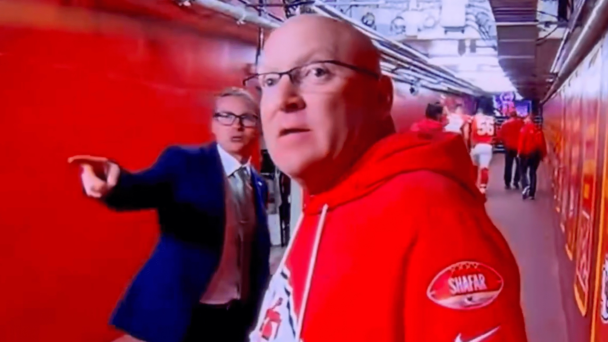 Kansas City Chiefs Staffer In Angry Exchange With Cameraman Live On Air