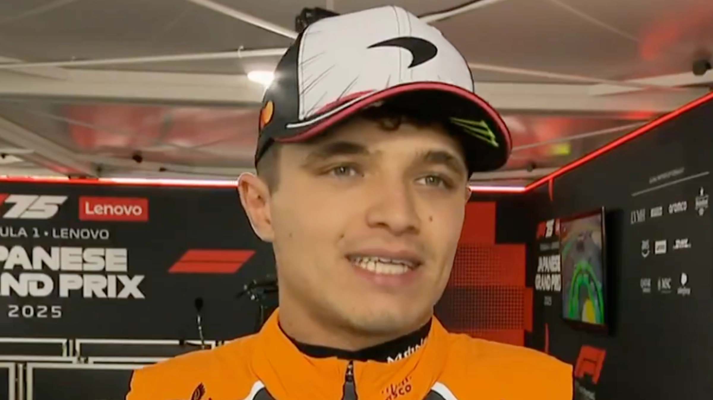 Lando Norris responds to Max Verstappen incident after Red Bull driver's brutal comment in cooldown room