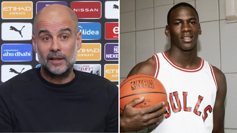 Pep Guardiola compares one of his Man City players to NBA great Michael Jordan after Premier League collapse