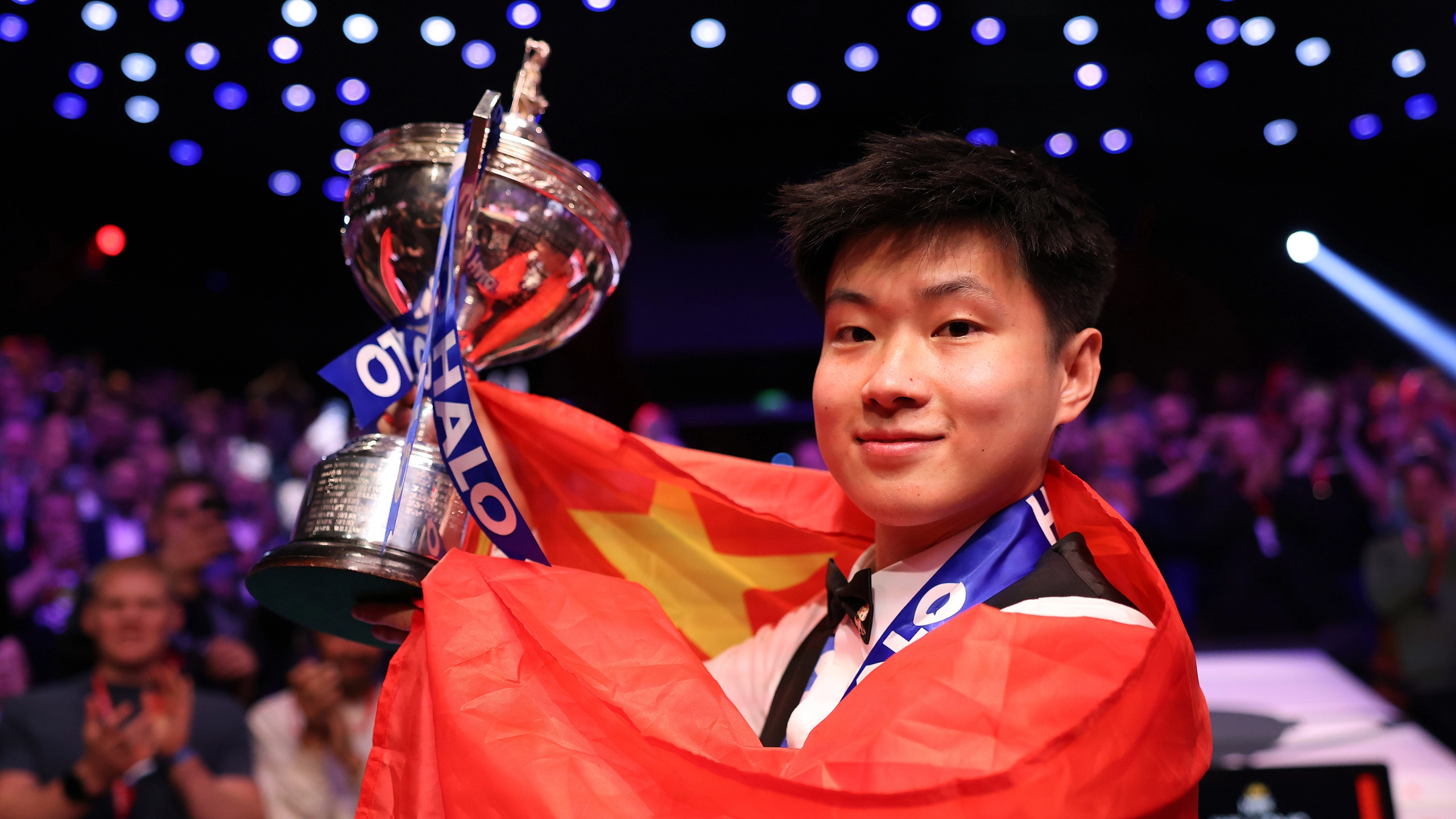Zhao Xintong set to lose nearly half of his World Snooker Championship prize money after beating Mark Williams