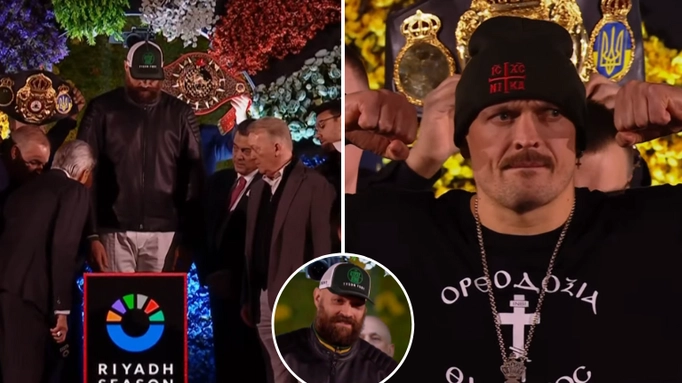 Tyson Fury stuns everybody with 'trick' during weigh-in ahead of rematch against Oleksandr Usyk