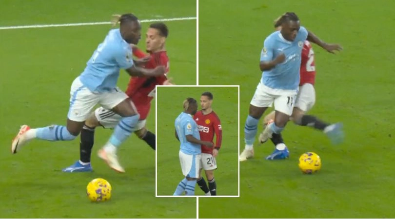 Gary Neville skewers Antony for "embarrassing" behaviour during the Manchester derby