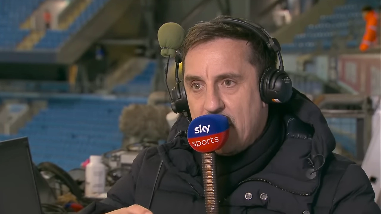 Gary Neville gives shock reason why Arsenal have 'fallen short' in Premier League title race with Liverpool