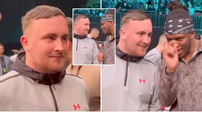 Luke Littler's reaction to meeting KSI is telling after Bahrain Masters win